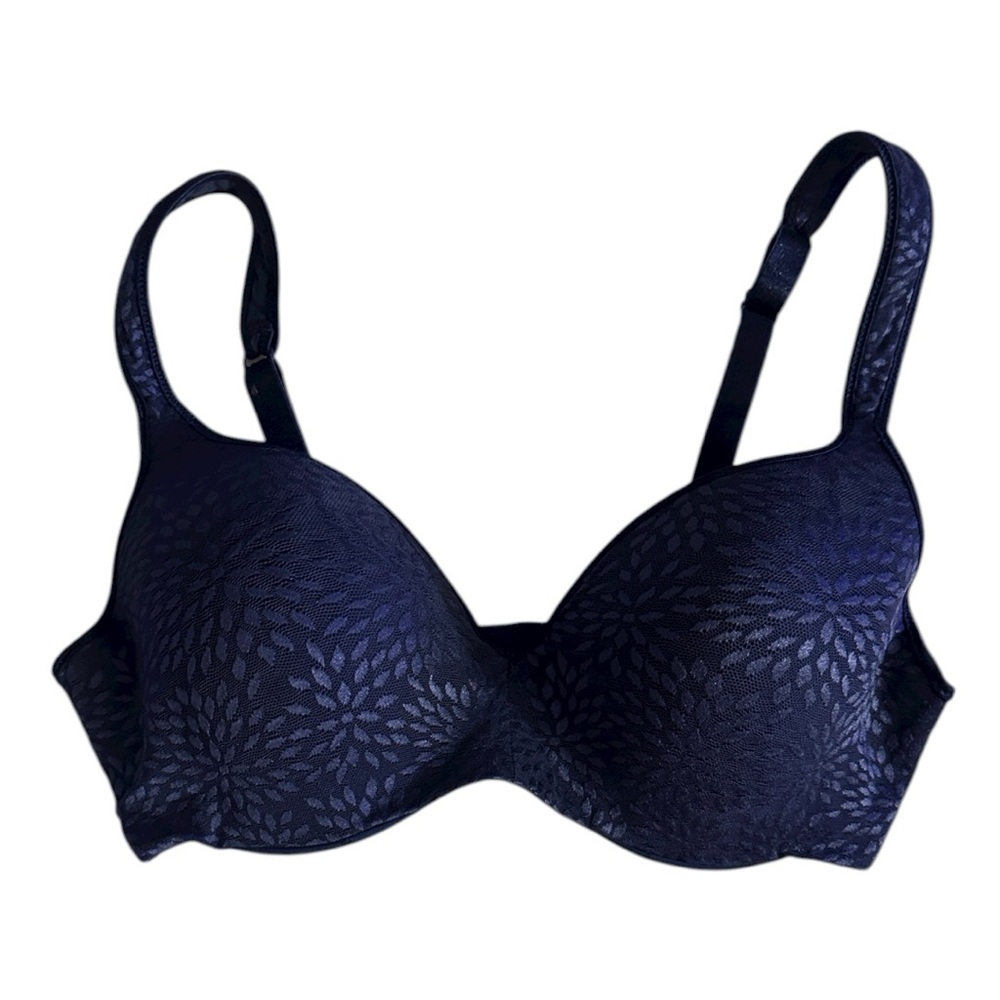 36 D Playtex Navy Blue Bra style 4823